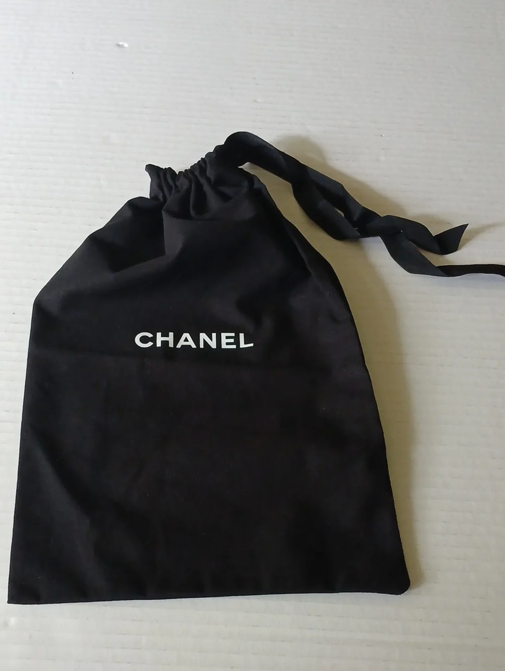 Chanel Dust Bag  Drawstring Storage Dust Bag Black